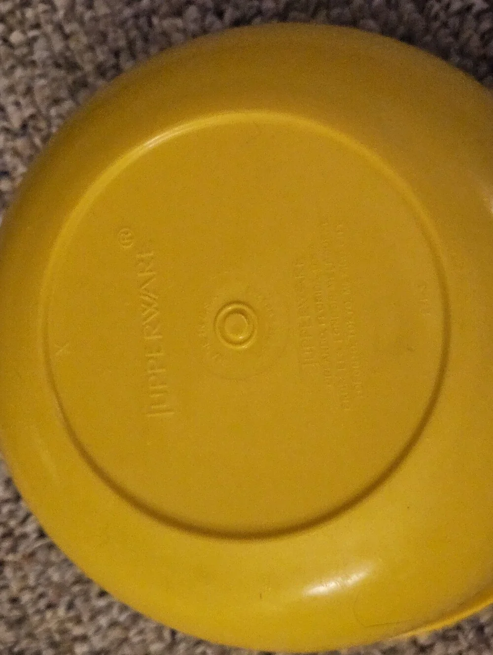 Tupperware Yellow Bowl No Lid 271-3